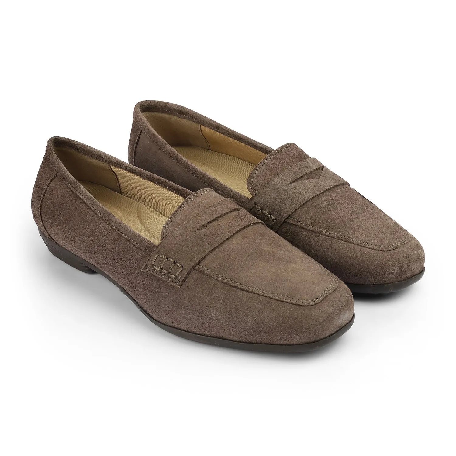 Tresmode Suave Brown Women's Casual Loafers